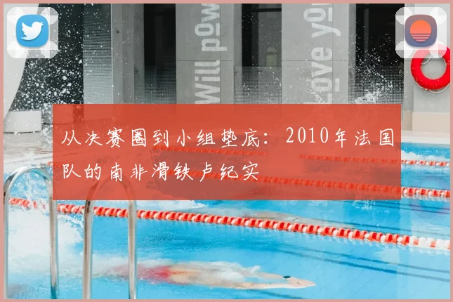 从决赛圈到小组垫底：2010年法国队的南非滑铁卢纪实