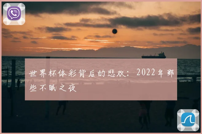 世界杯体彩背后的悲欢:2022年那些不眠之夜